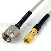 Fairview SCA28086 SSMC Male to SMA Male Cable RG405 Type .086 Coax and RoHS