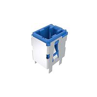 Amphenol Commercial Products HSCHD02BV1001R Automotive Connectors HSC Series / PCB Side Header  / B Code / Vertical  Dip / Blue / 0.15um Au  / Tape & Reel