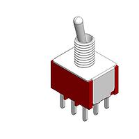 Dailywell 1M31T1B1M2QES Toggle Switches SWITCH TOGGLE 3PDT
