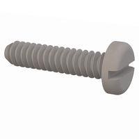 Essentra Components 010436P050 Pan Slotted Pan Slotted Screw, #4-36 Thread, 1/2 Lg