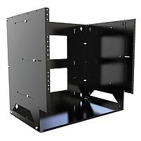 Hammond Manufacturing APBS198UBK Adjustable Depth 8U ADJ WALL RACK WITH SHELF
