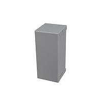 Bud Industries CU-2104-B Utility Minibox Small Metal Box Gray (5 X 2.3 X 2.3 In)