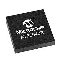 Microchip Technology AT25640B-MAHL-E EEPROM 1.8-5.5V, 20MHz, Ind Tmp, 8-UDFN
