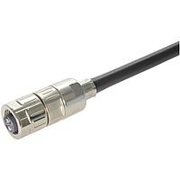 HARTING 21038212507 Headers & Wire Housings M12 A-code 4/5pin female shielded, crimp, slim design, straight, cable entry requires crimp flange set