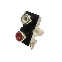 Kobiconn 156-4219-E RCA Phono Connectors RCA Phono Jack White, Red