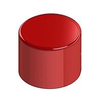 Same Sky (formerly CUI Devices) MPB-CAP-RED Cap, Round Push Button, Cap, Red
