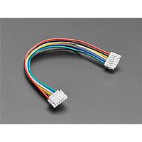 Adafruit 5754 Rectangular Cable Assemblies JST GH 1.25mm Pitch 6 Pin Cable - 100mm long