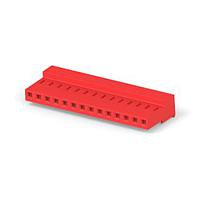 AMP Connectors - TE Connectivity 4-640433-4 Receptacle Assembly 14P MTA156 CONN ASSY 22AWG RED