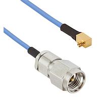 Amphenol SV Microwave FRSMPS-047-MS292-060 RF Cable Assemblies SMPS R/A F  2.92mm STR M 6"Cable