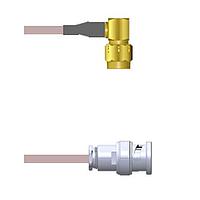 Amphenol Custom Cable Q-3300I0001012i RF Cable Assemblies SMA-RP/BNC-SP G178 12I