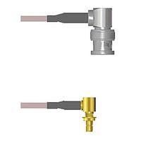 Amphenol Custom Cable Q-0D03H0005120i RF Cable Assemblies BNC-RP/SMB-RJB G316 120I