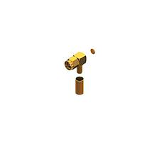 Cal Test Electronics CT4499 Connectors Connector, SMA Male, Right Angle, DIY Crimp