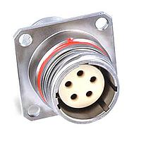 ODU G4TAAT0-ED08WN-LS00 Connectors Squared flange receptacle, Shell size 09, IP6K9K, 8 C , A (lighbrown) Key