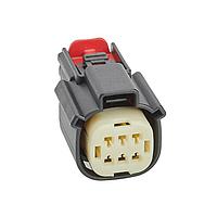 Molex 33472-0719 Connectors MX150 ASSY 1.5 RCPT 2X3 CS/CPA LTGY B/4