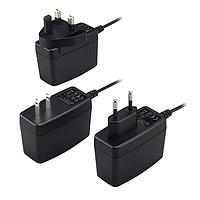 Cincon TRE25150-U-12G12-Level-VI Fixed Plugs Switching Adapter, Level VI, Wallmount, 25 Watt, 90-264VAC Input, 15VDC Output, 1.67A, 5.5x2.5x12mm Straight, DC Cable 1220mm with Ferrite Core, UL1571 with OVP