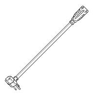 Volex 17462 10 S2 AC Power Extension Cord 16AWG 13A SJT 8FT (2.5m) BLACK