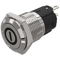 EAO 82-4151.2000.B001 Anti-Vandal 82-4151.2000.B001.pushbutton.maintained.16 mm.stainless steel.flush/flat.no LED.no colour.no LED.soldering terminal.On OFF