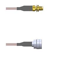 Amphenol Custom Cable Q-31056000H036i RF Cable Assemblies SMA-SJB/TNC-SP G142 36I