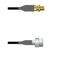 Amphenol Custom Cable Q-32059000M120i RF Cable Assemblies SMA-SJB/TNC-SP LMR24 120I