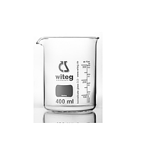 WITEG 5 500 800 B Beaker low form with spout and Witeg logo (800ml; 10 pcs)