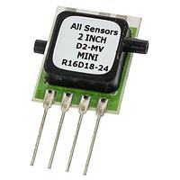 Amphenol All Sensors 5 INCH-D1-MV-MINI Board Mount Pressure Sensors 0-5" H2O Diff 20mV 16V supp 2 port same