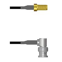 Amphenol Custom Cable Q-7100D0003120i RF Cable Assemblies SMA-SJ/BNC-RP G174 120I
