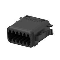 DEUTSCH - TE Connectivity 934456111 Connectors 12CCT PLUG BLACK K A W/SMALL SEAL