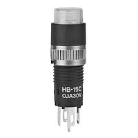 NKK Switches HB15CKW01-6B-JB Subminiature SP ILLUM