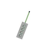 NKK Switches FMBN04BE Keypads 4KEY NONILLUMINATED MEMBRANE SWTCH GRAY