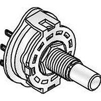 Alpha (Taiwan) SR2512F-0108-19R0B-E9-N-W-159 Rotary Switches ROT 1POL 8POS NS PC