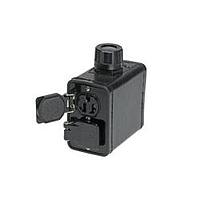 Molex 1301370195 Power Outlet Strips PORTABLE OUTLET DEEP BOX ALLBLACKWITHREC