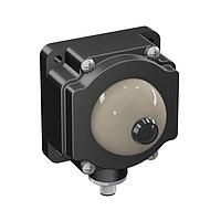 Banner Engineering K80APPBGXDQ Beacons K80 D-Series EZ-LIGHT: 1-Color Push Button Sensor; Voltage: 12-30 V dc; Housing: Polycarbonate; IP67; Input: PNP (NO); Colors: Green; M12 Integral QD