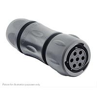 Eaton Souriau-Sunbank UTSX6JC147SSCR Plugs Plug, with cable gland backshell, with 7 female screw contacts, IP68/69K