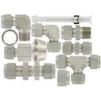Dwyer A-1010-10 Leak-Free Tube Fittings – Compatible with Many Materials – Easy Install (Bulkhead Union Fitting)