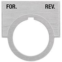 SIEMENS 52NL31 Legend Plate, Forward-Reverse ACCESSORY, LEGEND  FORWARD-REVERSING