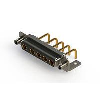 EDAC 630-5W5-250-1NE Mixed Contact D-Sub Connectors Right-angle Power Combo D-Sub Connector