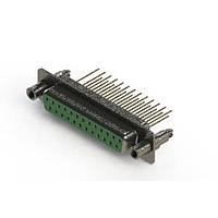 EDAC 628-M25-323-GN6 D-Sub Connectors - Standard Density Vertical Machined D-Sub Connector