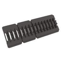 Essentra Components EFA04-06-001 Fiber Clip Fiber Clip,Black,8/4/4,3MM