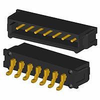 Harwin M80-8370742 Headers 7 WAY M H SIL SMT L-TEK UNLATC