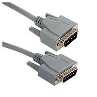 Amphenol Cables on Demand CS-DSDMDB15MM-050 D-Sub Cables DELUXE DB15M/M MOLDED 50