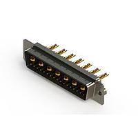 EDAC 627-24W7222-1T2 Mixed Contact D-Sub Connectors Vertical Combo Dsub
