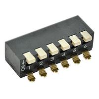 E-Switch KAC08LGGR DIP Switches 8 Position Extended Gullwing Gold