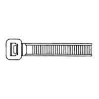 AMP Connectors - TE Connectivity 2-160976-2 Standard Cable Ties CABLE TY 250X4.8 BLACK