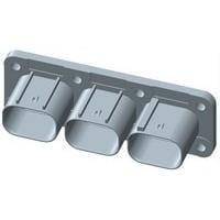 AMP Connectors - TE Connectivity 2103340-1 Headers HVA280 3 Bay Header Sub-Assy, KEY A,D,E