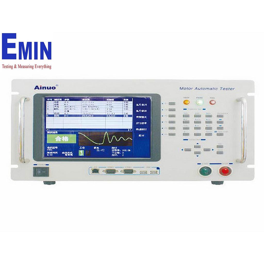 Motor and generator testing equipment for winding, insulation, and electrical safety checks