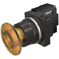 SIEMENS 52BR8GTXB Mushroom PTR,NEMA4X,MTD,XFMR 120V,FULL AMB,LED