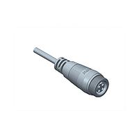 Amphenol LTW 1CB-04AMFM-SL7A10 Sensor Cables / Actuator Cables Ceres, Middle Size, Plastic, 10A, 04 pins, Male Connector, Female Contact, Straight, Screw Thread, Overmolded, Length 10000mm, IP67