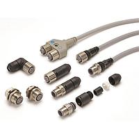 Omron Automation and Safety XS2R-D426-82 Circular Metric Connectors 4P Male M12 Field Connectors