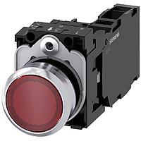 SIEMENS A6X30143640 Standard Switches ILLUMINATED PUSHBUTTON. RED