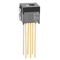 NKK Switches AS22BH Subminiature Slides DPDT ON-ON FLUSH RA W/BRACKET